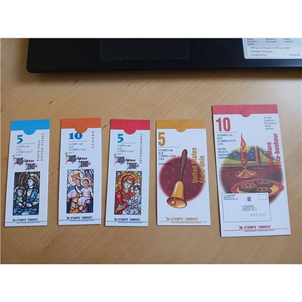 Christmas Stamp Booklets (Contains All Stamps)