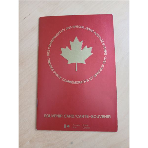 1972 Souvenir Card with Stamps No Envelope