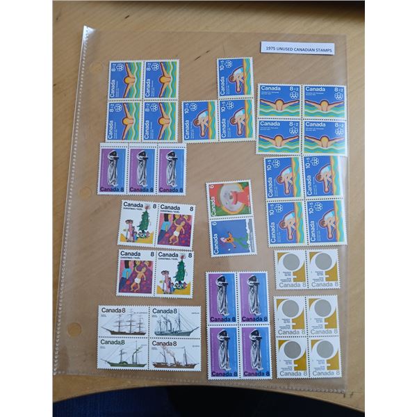 1975 Various Unused