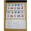 Image 1 : 2 x 1961 Souvenir Cards with All Stamps and 1 Envelope