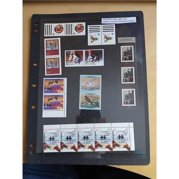 90's and 2000 and 2001 Various Unused