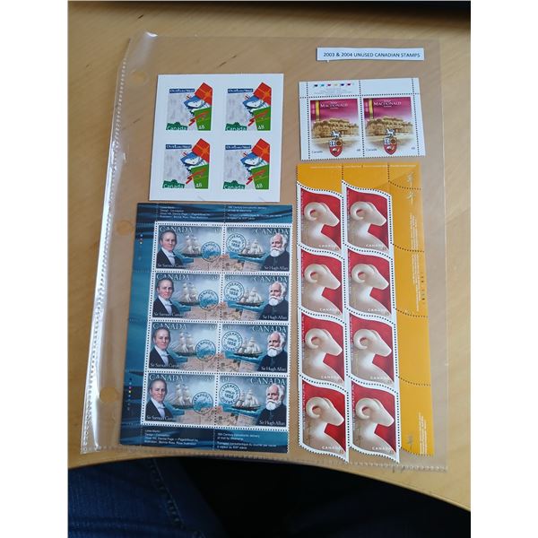 2003 & 2004 Various Unused