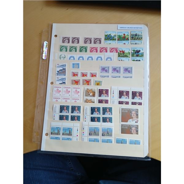 Various Unused Definitives