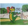 Image 1 : Hanna Barbera Wally Gator Sericel Animation Art Serigraph Cel