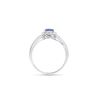 Image 3 : 14KT White Gold 1.15ct Tanzanite and Diamond Ring