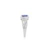 Image 4 : 14KT White Gold 1.15ct Tanzanite and Diamond Ring