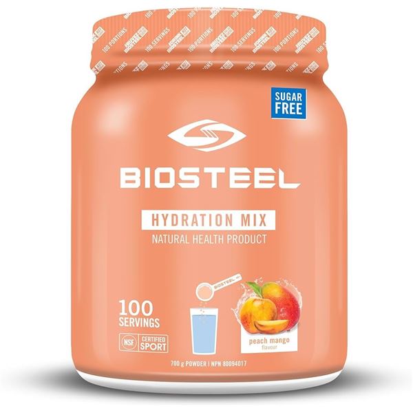 NEW 700G BIOSTEEL HYDRATION MIX PEACH MANGO