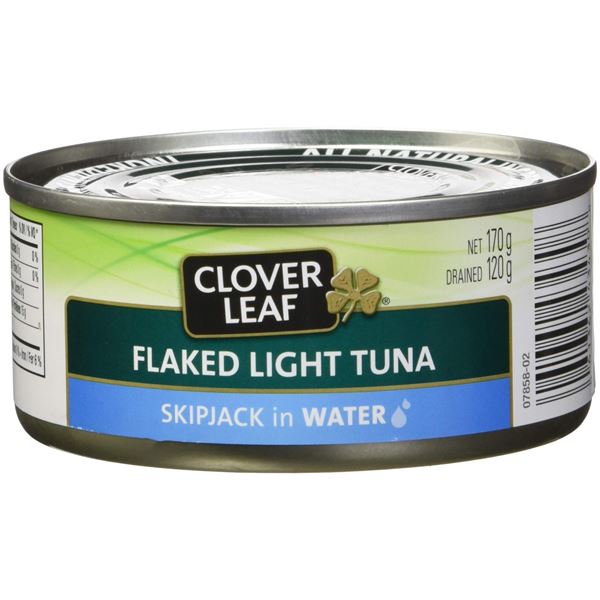 NEW BOX OF 17 X 170G CLOVER LEAF LIGHT TUNA