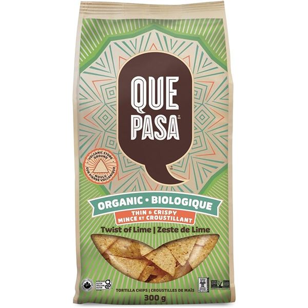 NEW 3 X 300G QUE PASA THIN & CRISPY TWIST OF LIME