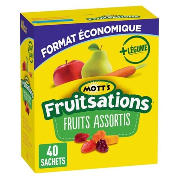 NEW 907G MOTTS FRUITSATIONS ASSORTED FRUIT
