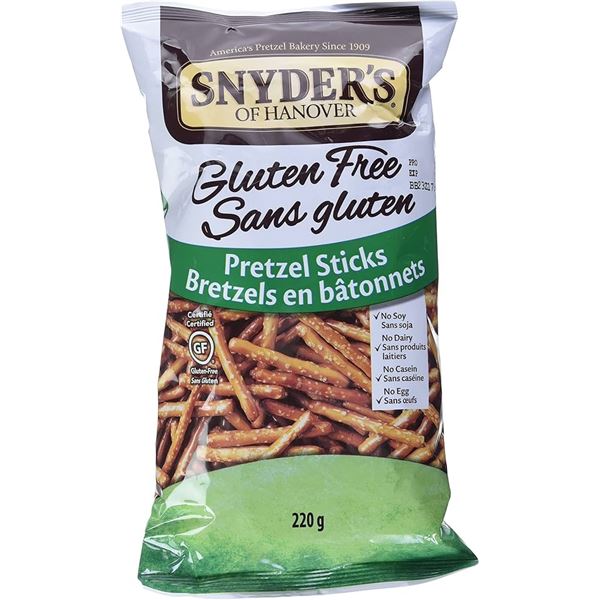 NEW 220G SNYDERS PRETZEL STICKS