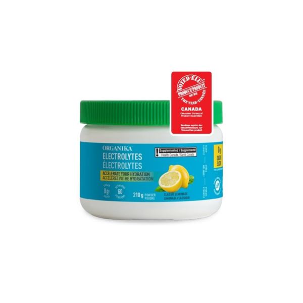 NEW 210G ORGANIKA ELECTROLYTES CLASSIC LEMONADE