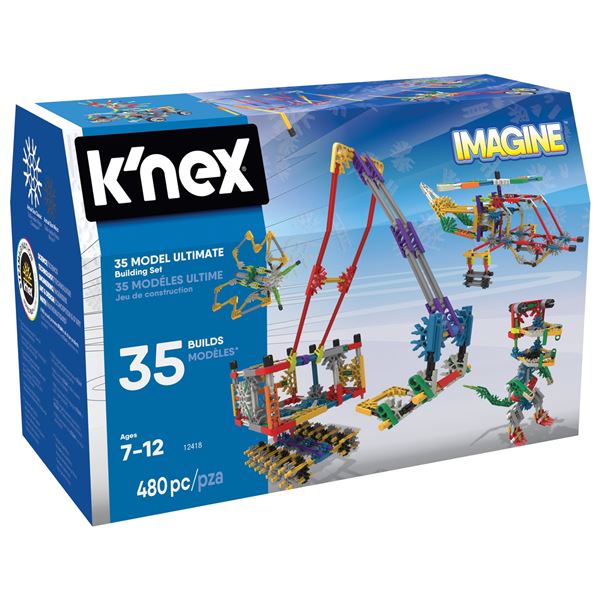 NEW REPACKED KNEX 35 MODEL ULTIMATE BUILDING SET