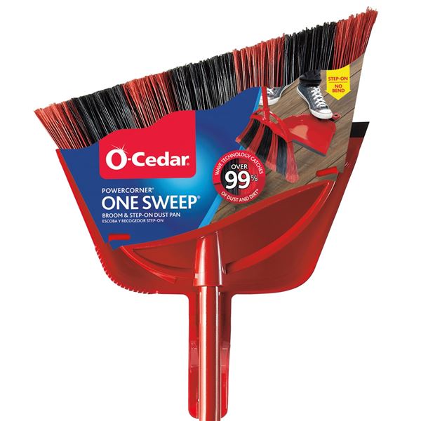 NEW FREUDENBERG ONE SWEEP BROOM 3 PIECE HANDLE