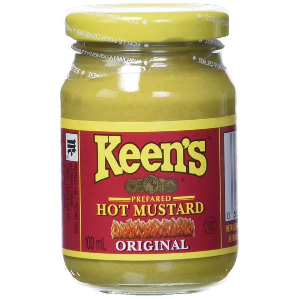 NEW 2 X 100ML KEENS HOT MUSTARD ORIGINAL