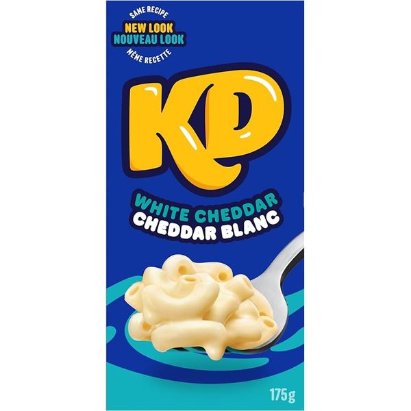NEW 175G KRAFT DINNER WHITE CHEDDAR