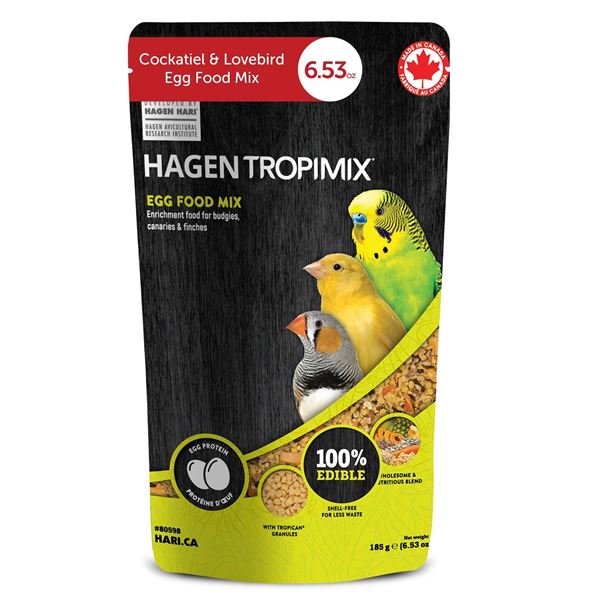 NEW 185G HAGEN TROPIMIX EGG FOOD MIX