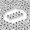 Image 1 : NEW 9 X 500 PIECES LOOCONI WHITE SHAPE LOOSE BEADS