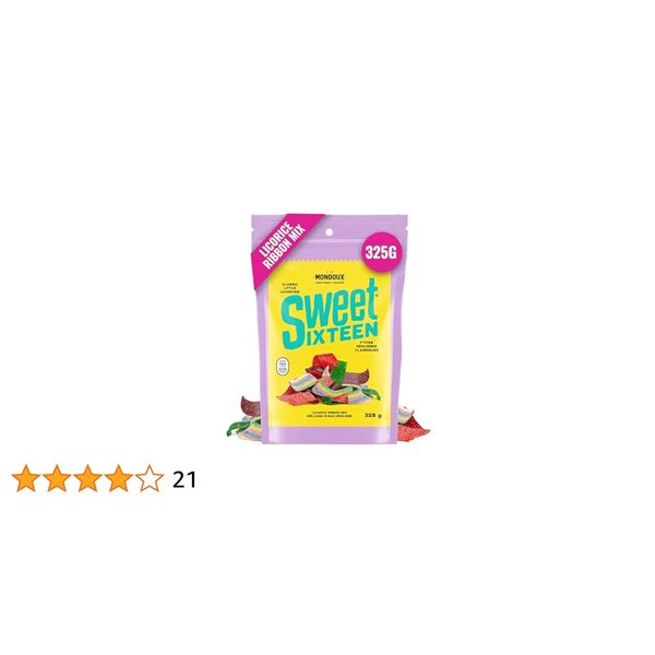 NEW 325G MONDOUX SWEET SIXTEEN LICORICE