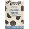 Image 1 : NEW 300G SAVOR CHOCOLATE VANILLA SANDWICH COOKIES