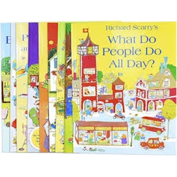 NEW 10 BOOKS RICHAD SCARRY COLLECTION