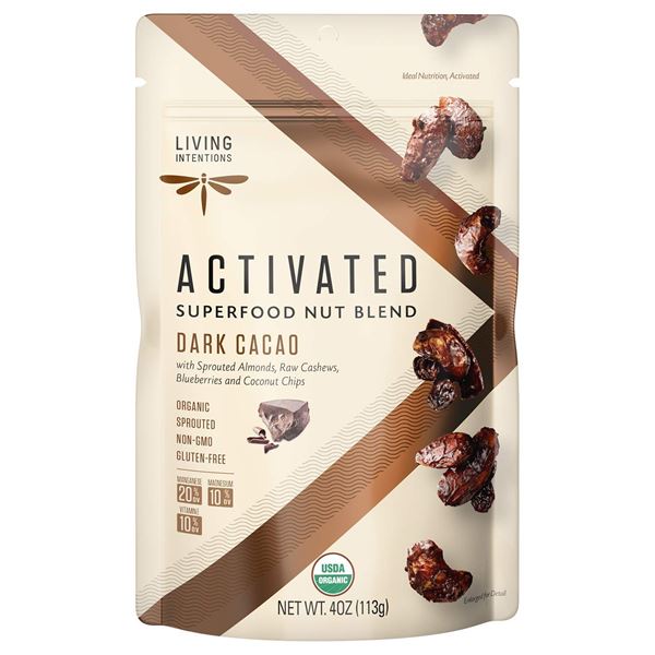 NEW 113G ACTIVATED SUPERFOOD NUT BLEND DARK CACAO