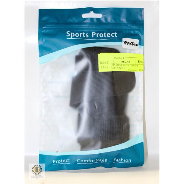 NEW SPORTS PROTECT WRIST SUPPORT SINGLE
