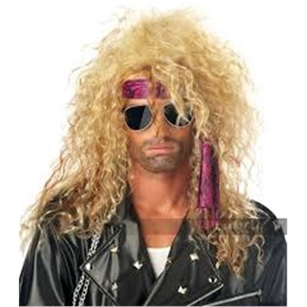 NEW CALIFORNIA COSTUMES HEAVY METAL ROCKER WIG