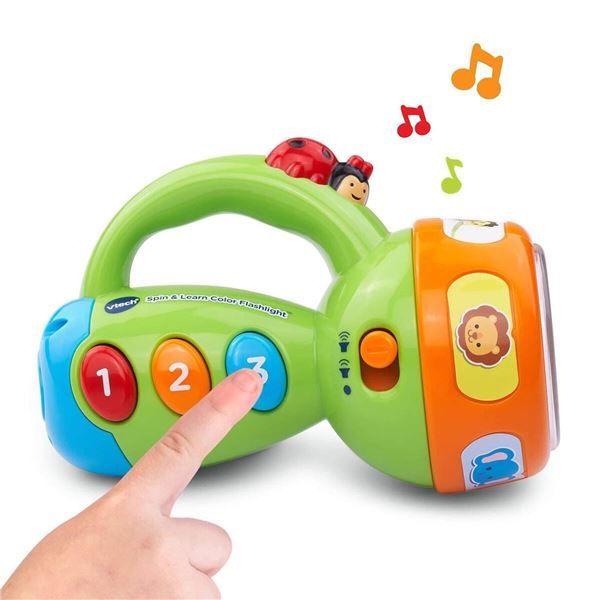 NEW VTECH SPIN & LEARN COLOR FLASHLIGHT