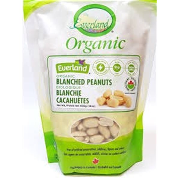 NEW 2 X 400G EVERLAND BLANCHED PEANUTS