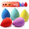 Image 1 : NEW BEAKEY 5 PIECES MAKEUP COLOR SPONGES