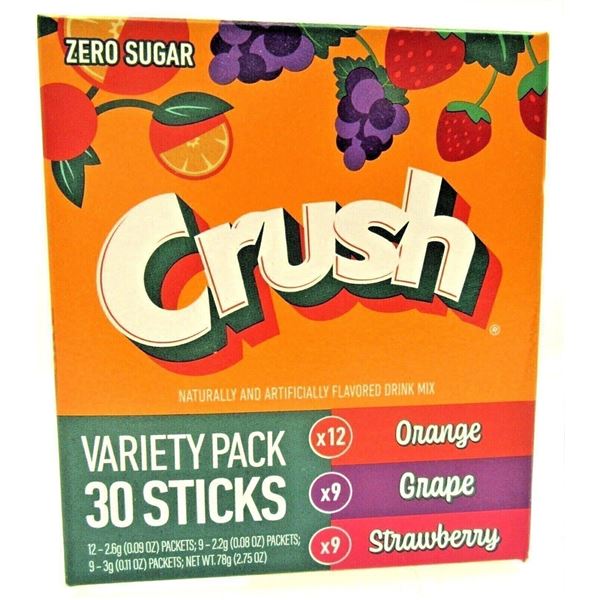 NEW 30 PACKETS CRUSH VARIETY PACK
