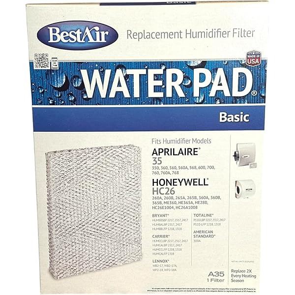 NEW BESTAIR REPLACEMENT HUMIDIFIER FILTER WATER PA