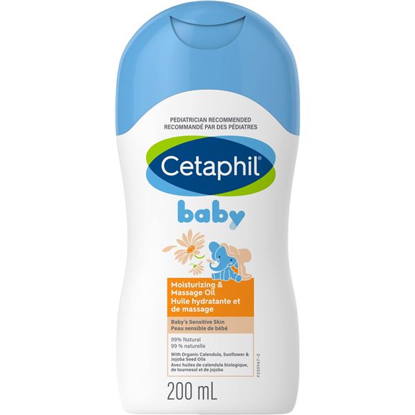 NEW 200ML CETAPHIL BABY MASSAGE OIL