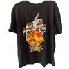 Image 1 : NEW WOMENS T-SHIRT XXL SPACE JAM LOONEY TUNES BLAC