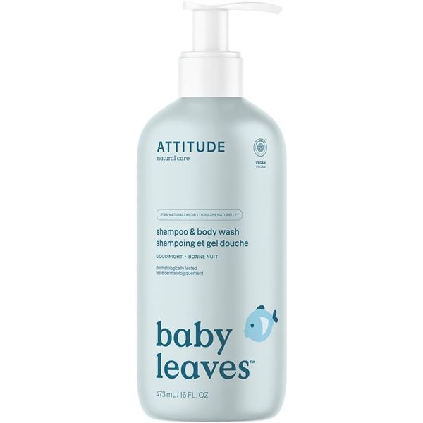 NEW 473ML ATTITUDE SHAMPOO & BODY WASH