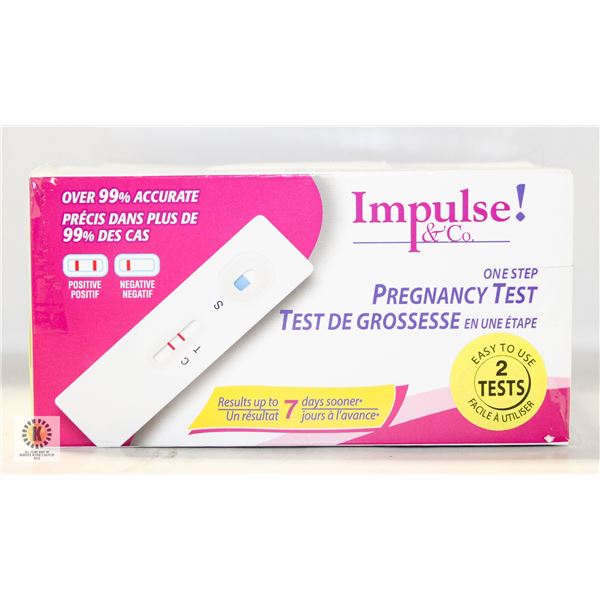 5 BOXES OF IMPULSE & CO ONE STEP PREGNANCY TEST