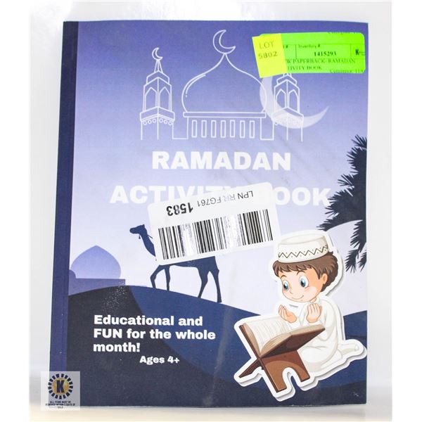 NEW PAPERBACK- RAMADAN ACTIVITY BOOK