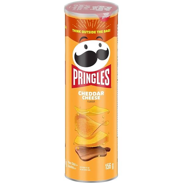 NEW 156G PRINGLES CHEDDAR CHEESE