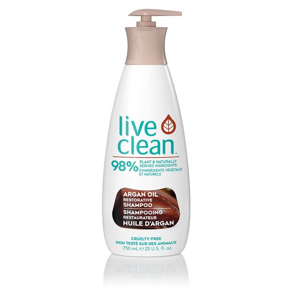 NEW 750ML LIVE CLEAN RGAN OIL SHAMPOO