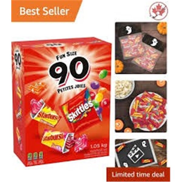 NEW 1.05KG 90 SKITTLES & STARBURSTS