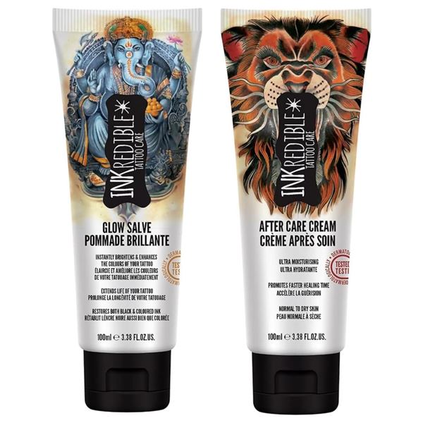 NEW 2 PACK INKREDIBLE TATTOO GLOW SALVE