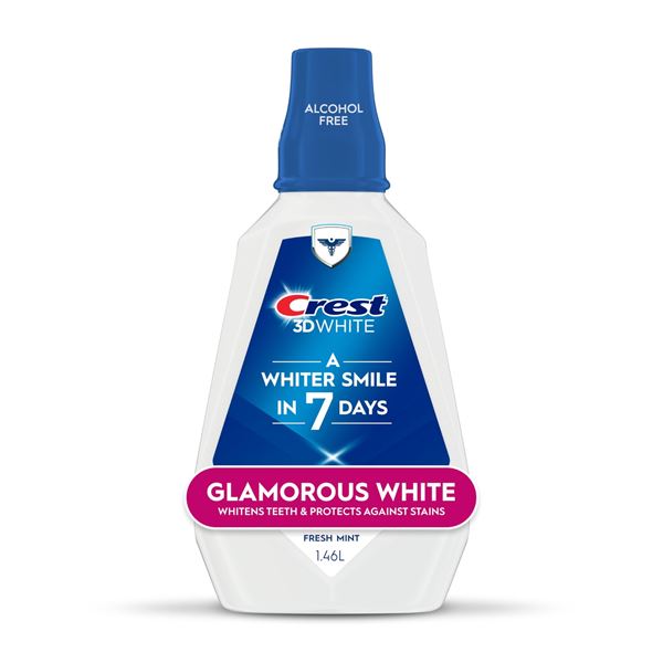 NEW 1.4L CREST 3D WHITE GLAMOROUS WHITE FRESH MINT