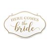 Image 1 : NEW CHAIR SIGN HERE COMES THE BRIDE
