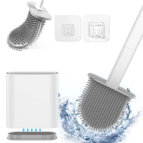 NEW SILICONE TOILET BRUSH