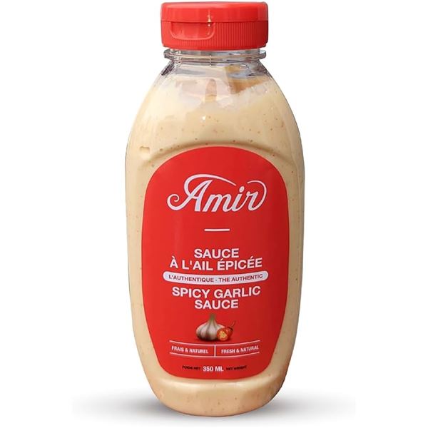 NEW 350ML AMIN SAUCE SPICY GARLIC
