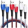 Image 1 : NEW 3 PACK IPHONE CHARGER CORD 6FT MULTI COLOR