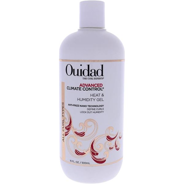 NEW 473ML OUIDAD ANTI-FRIZZ HEAT & HUMIDITY GEL