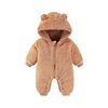Image 1 : NEW AIWMGL BABY BEAR ONESIE BROWN 3-6 MONTHS