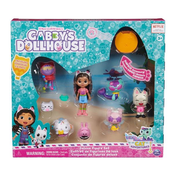 NEW GABBYS DOLLHOUSE DELUXE FIGURE SET